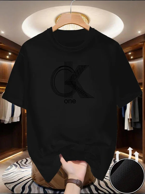 2026 Men's Graphic T Shirts Casual Crew Neck Short Sleeves Summer Essential Fashionable Prints Comfortable Basic Tees for Daily