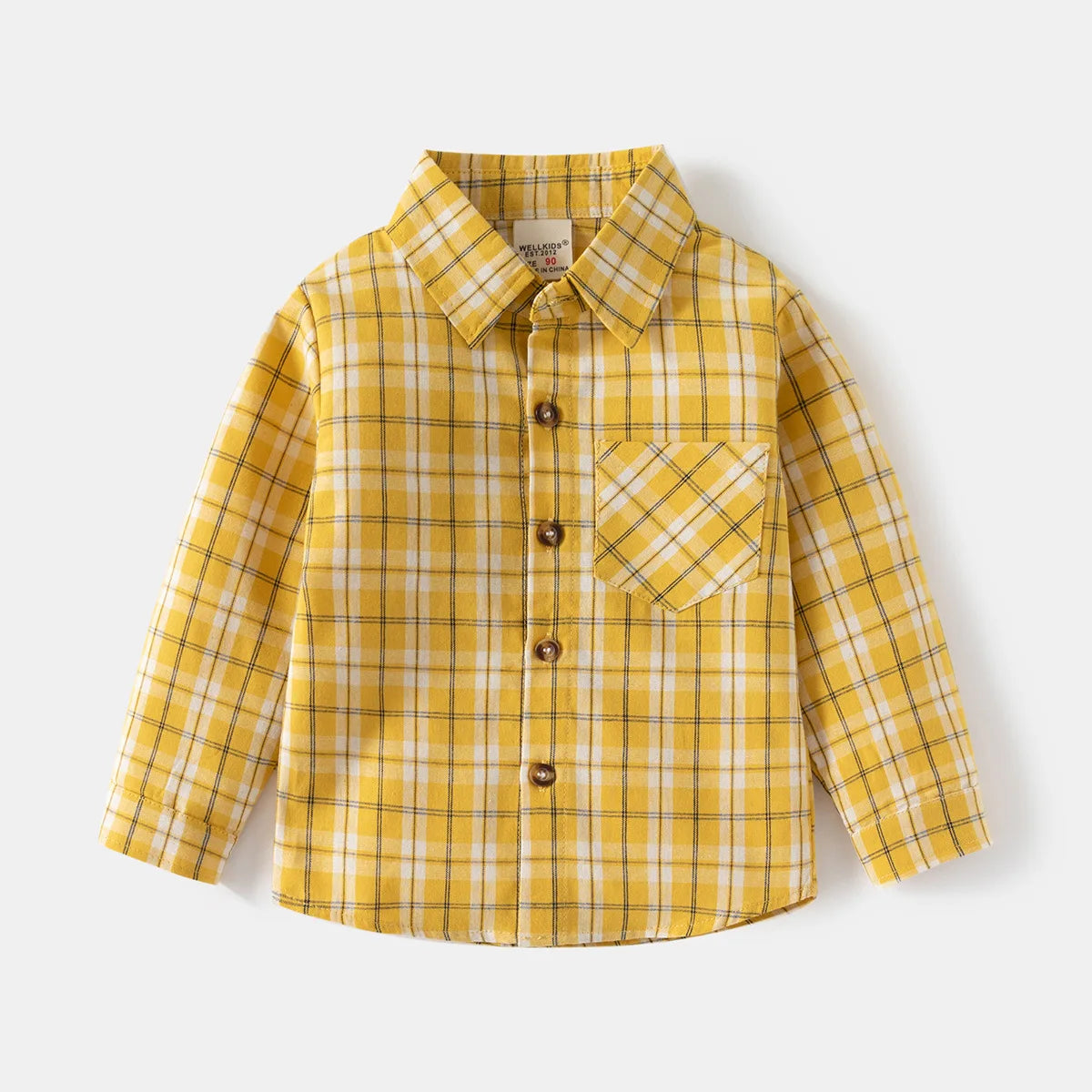 Classic Baby Plaid Cotton Shirt