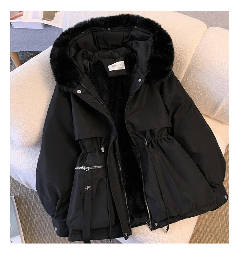 Fleece Lined Hooded Winter Puffer