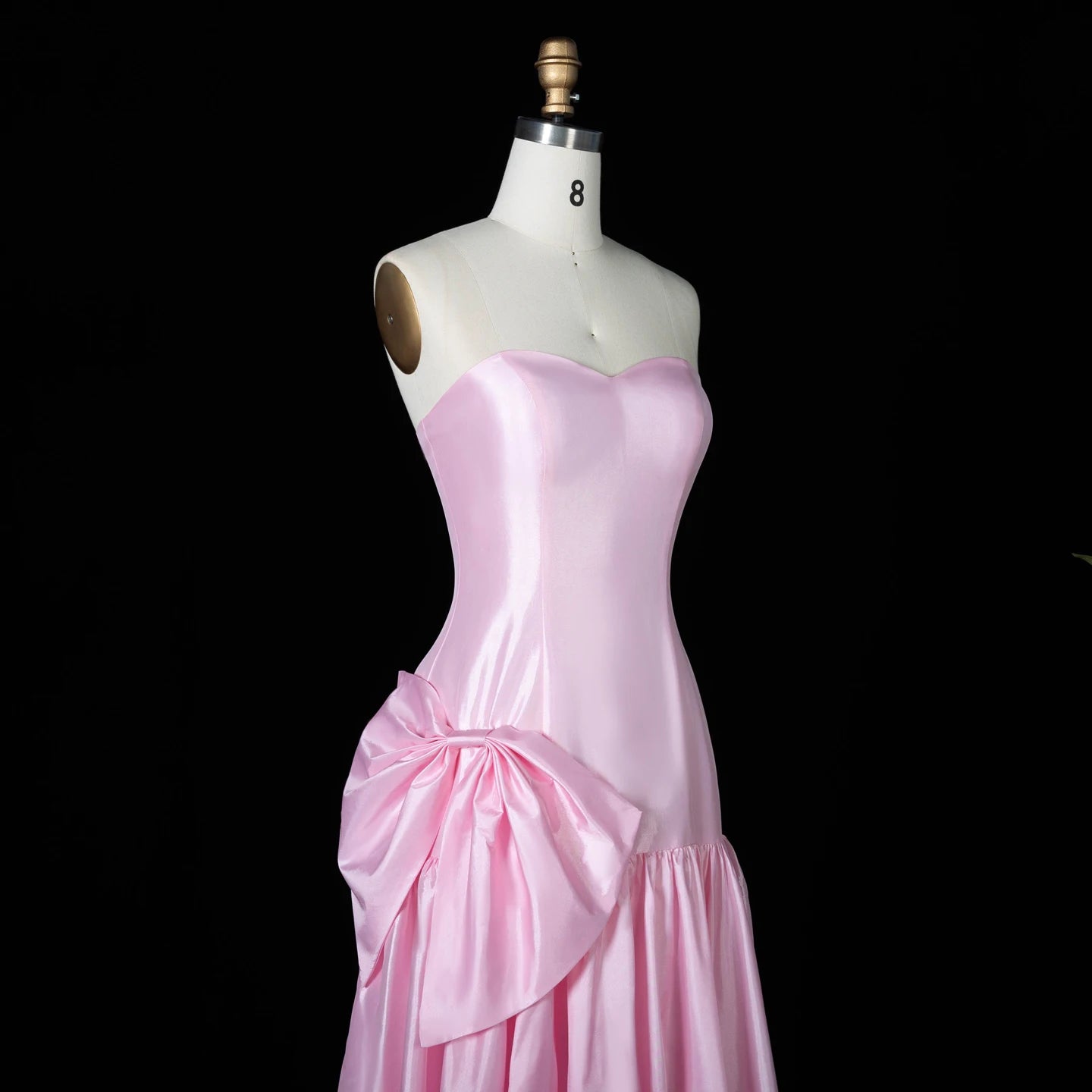 Sharon Said Women' s Elegant Evening Party Dress with Gloves 2026 Simple Wedding Birthday Prom Gowns with Bow SF167 Customized