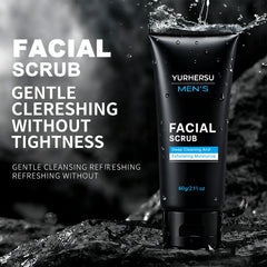 Oil Control Exfoliating Face Scrub for Men - Deep Pore Cleansing, Acne, Blackhead Removal, Oily Skin, Post-Shave, 60g