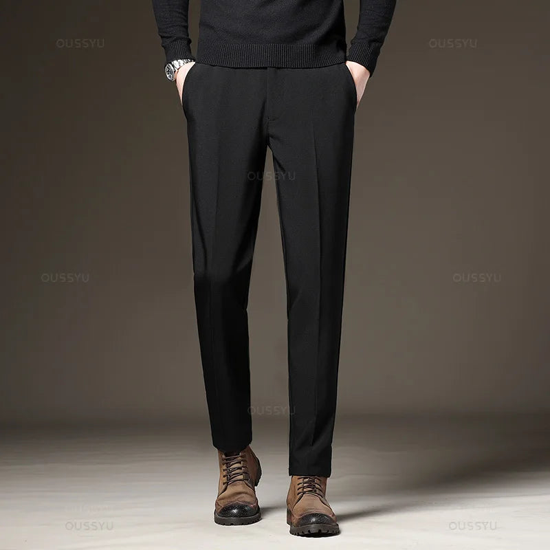 Slim Fit Korean Business Trousers
