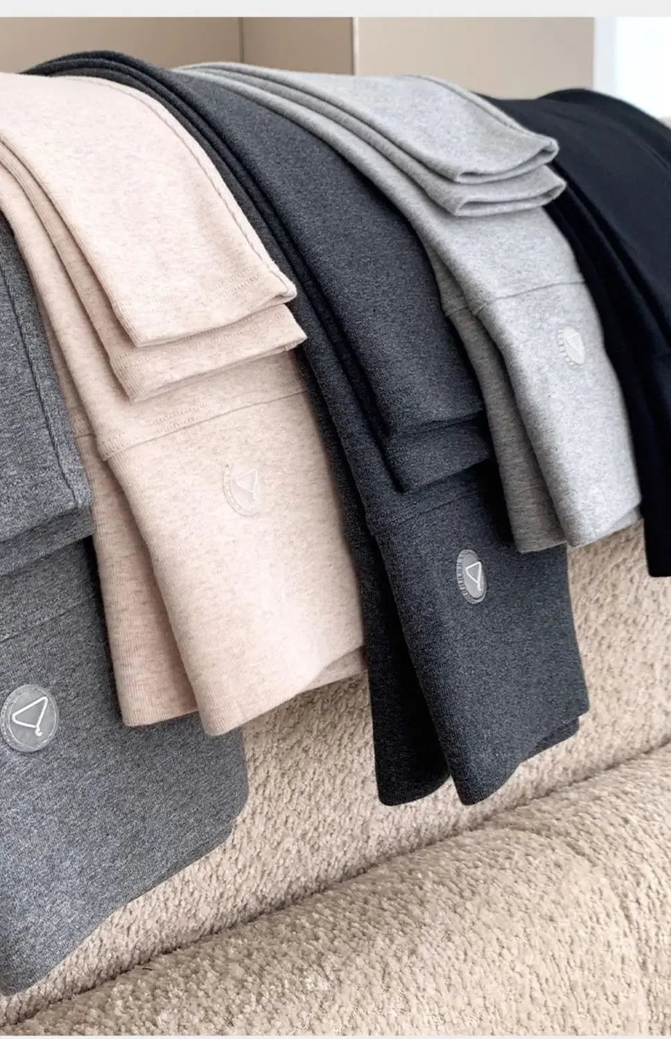 Pure Cotton Leggings Women Autumn Large Size High Waist Tight Nine-point Thickened Small Feet Make Them Look Slim Warm Pants