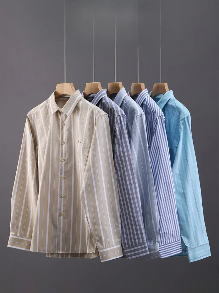 Oversized Cotton Oxford Business Shirt