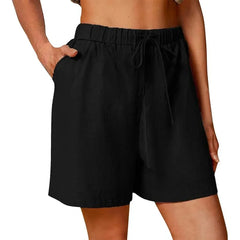 Loose Cotton Linen Summer Shorts