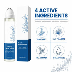 Roll On Hair Serum Leave In Care Scalp Oil Balancing Non Greasy Smooth Frizz Portable Touch Up with Rosemary Extracts 25ml