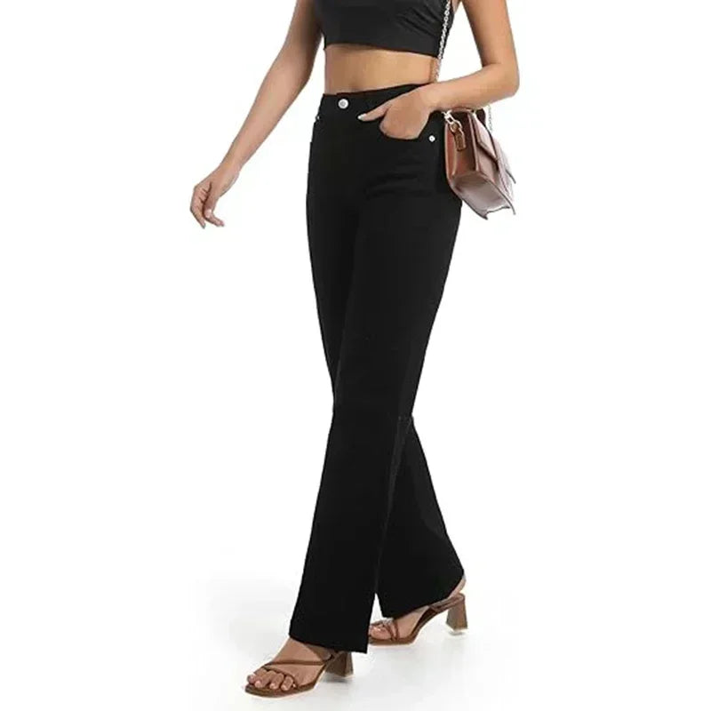 Retro Straight High Waist Jeans