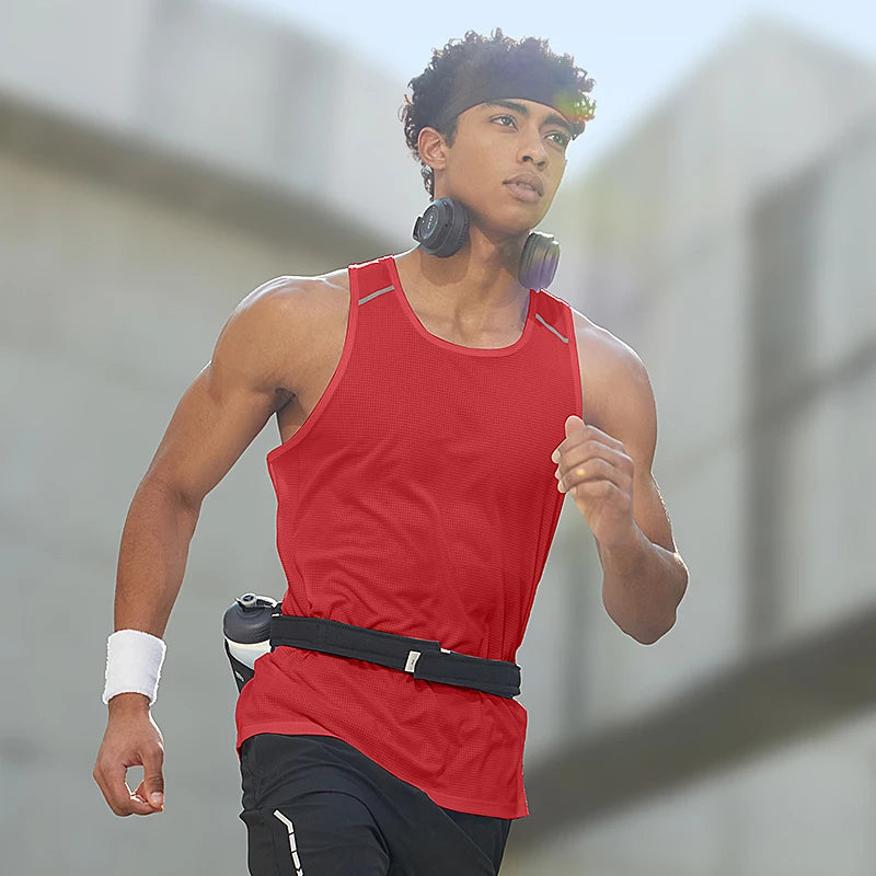 Sleeveless Athletic Fitness Training Vest