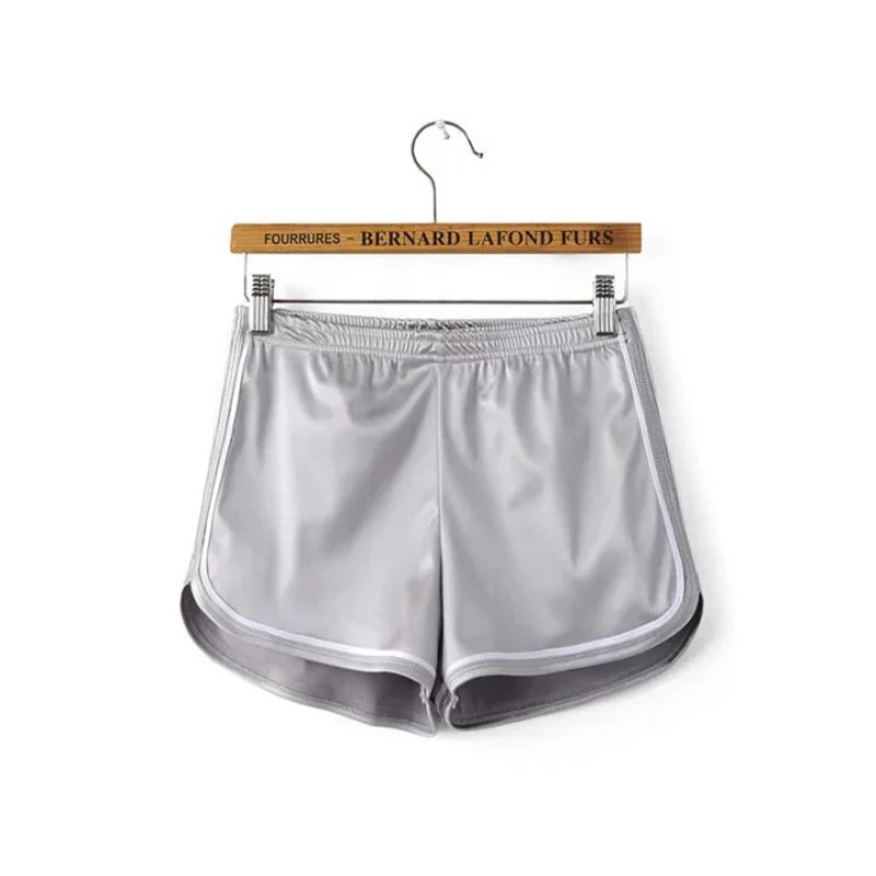 Women Shorts Summer Silk Slim Beach Casual White Shorts Hot