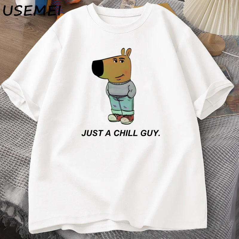 Chill Meme Graphic Cotton Tee