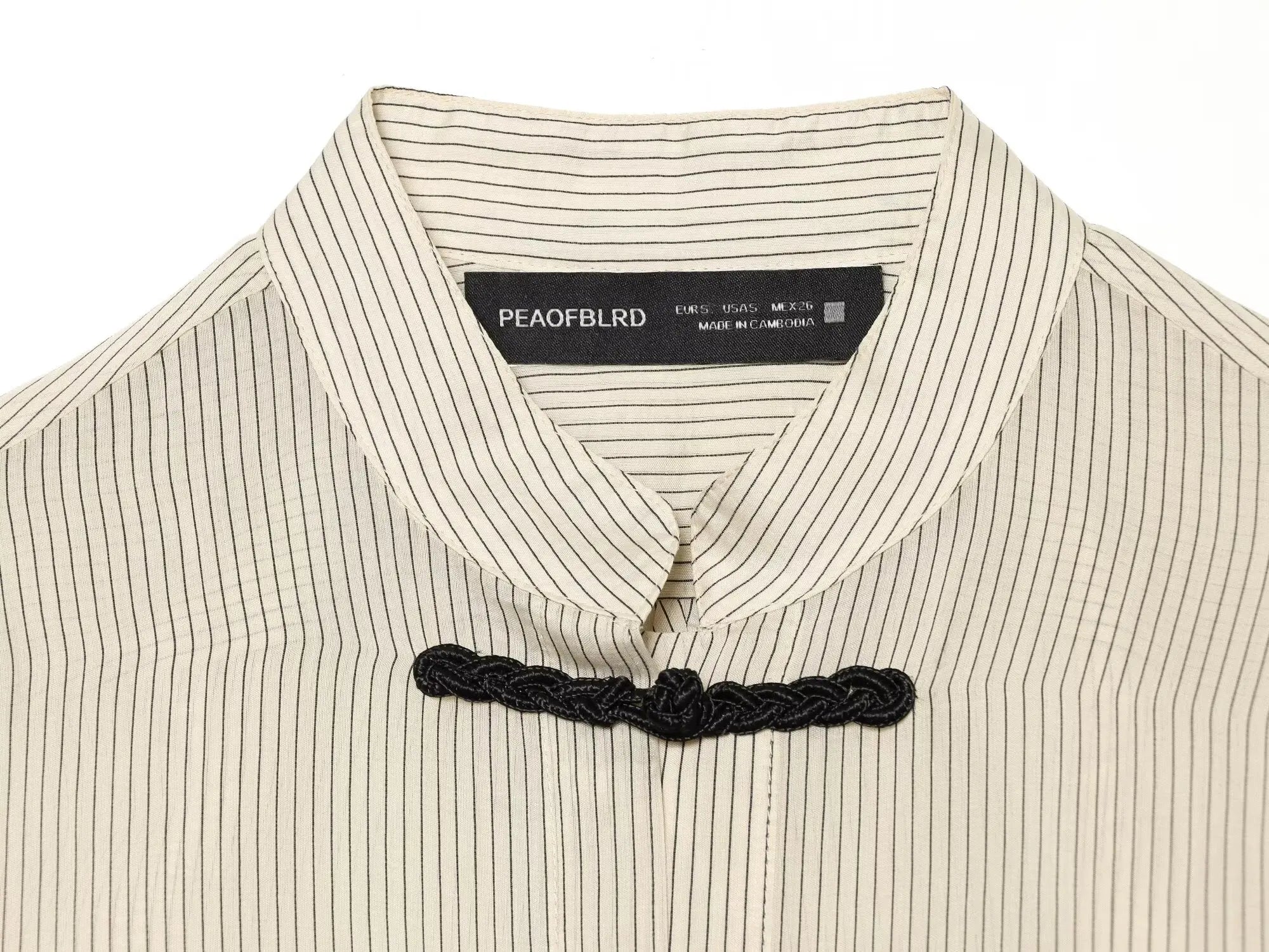 Women Trendy Sexy Striped Shirts Summer Female Chic Rope Buttons Sheer Shirts Lady High Street Elegant Long Sleeve Blouse Tops