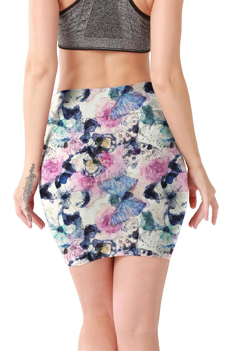 Mini High Waist Skirts Sexy Girls Leopard Snake Pattern Skirts Casual Package Hip Short Skirts Women Tight Party Skirts