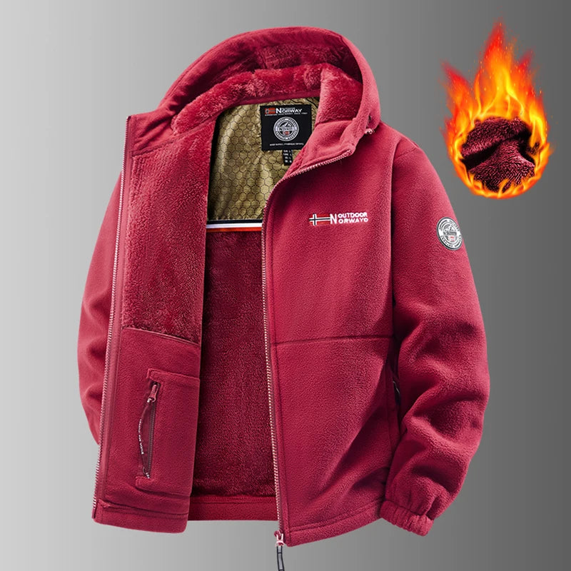 Thermal Fleece Outdoor Men Jacket