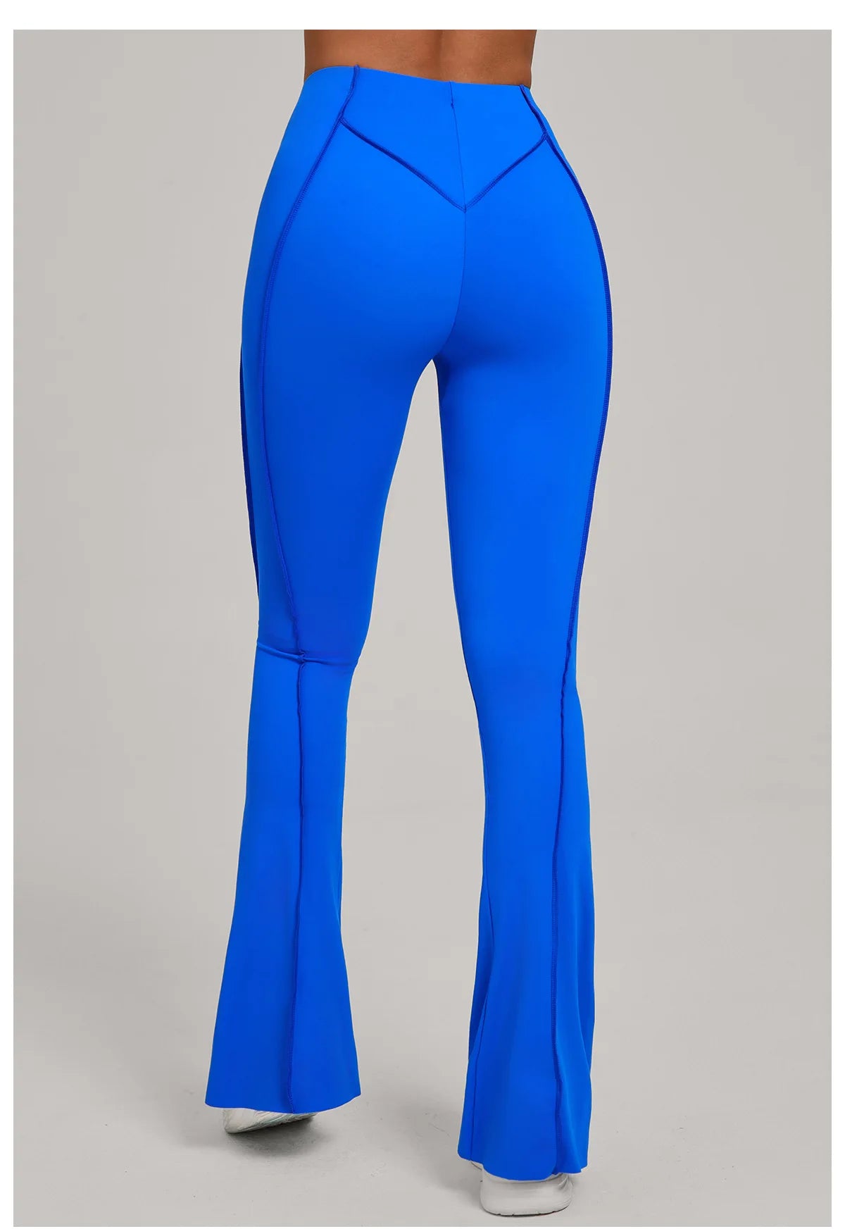 Gym Workout Women's Wide-Leg Tight-Fitting Hip-Lifting Yoga Flared Pants Dance High-Waist Flared Casual Outdoors Sports Trousers