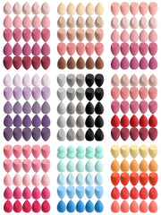 25 Beauty Eggs (Makeup Sponges), Foundation Makeup Mixed Beauty Sponges, Flawless Application for Liquid, Cream and Powder, Multi-Color Makeup