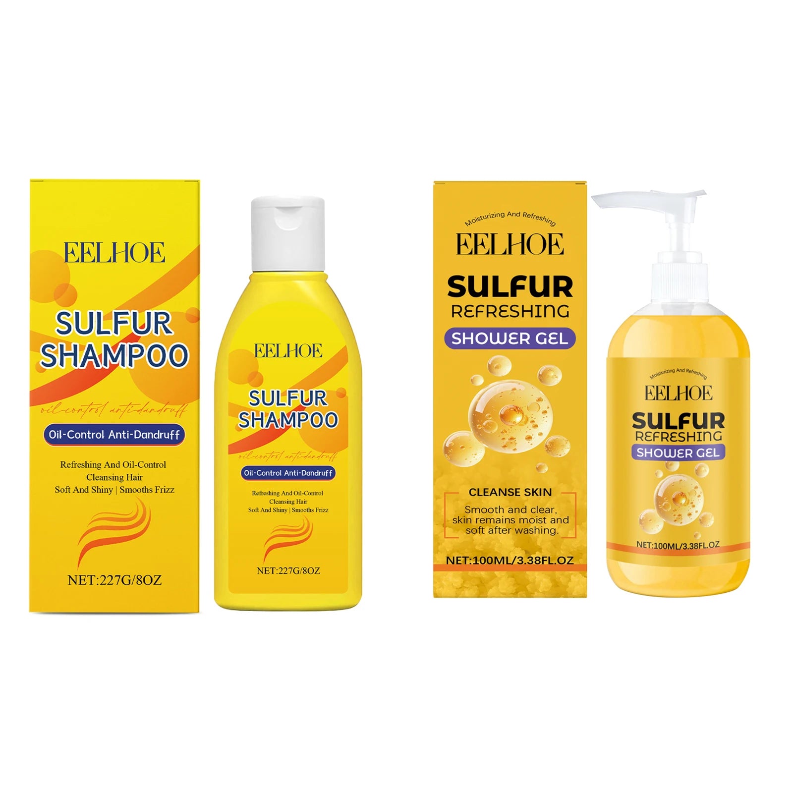 Sulfur Scalp Cleansing Shower Set