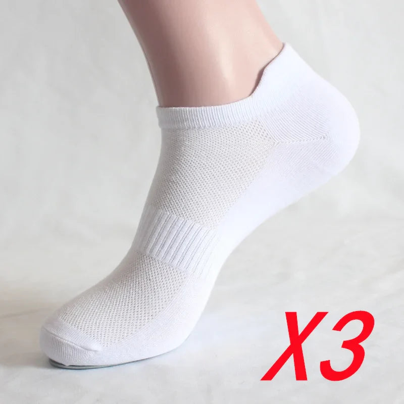 Breathable Cotton Low Tube Socks