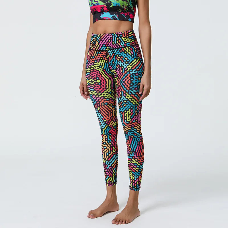 1PC Leggings Sport Women Fitness Seamless Print Yoga Pants Leggings for Fitness Running Sports Pants Fitness Slim Gym Leggings