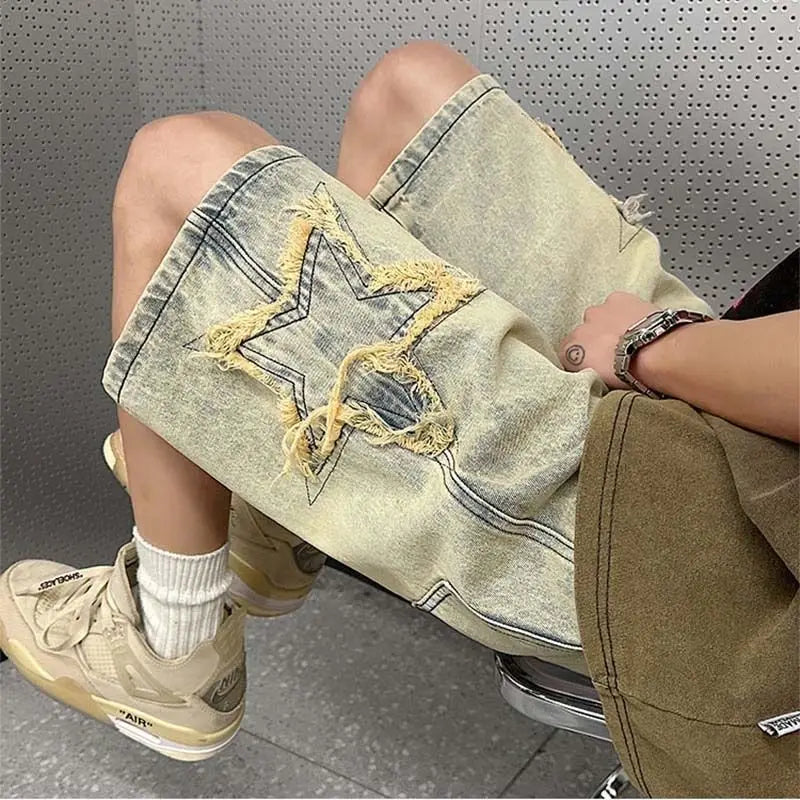 Retro High Street Denim Shorts