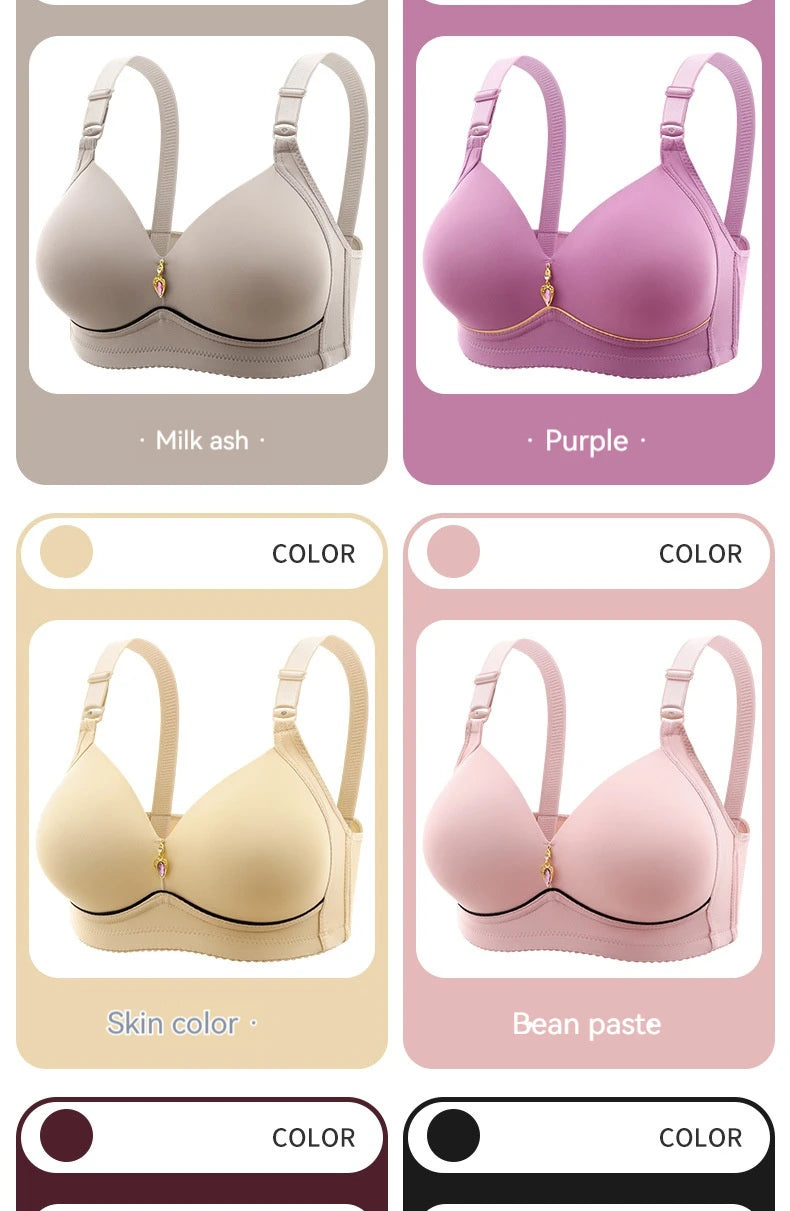 Teenage Girls Sports Bras Without Underwire  Comfortable  Breathable  With Non-magnetic Thin Cups  Suitable For All Seasons