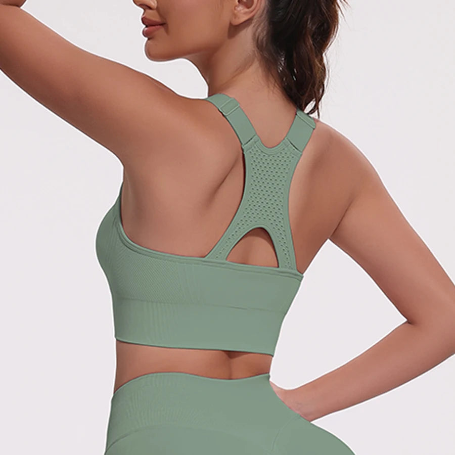Hollow Out Beautiful Back Yoga Bra