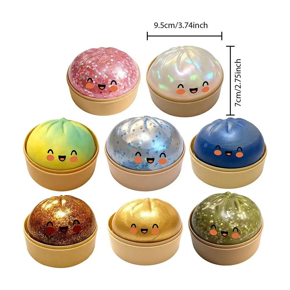 Premium Squishy Dumpling Fidget Toy
