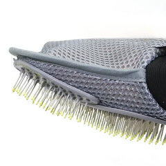 TPR Metal Needle Deshedding Glove