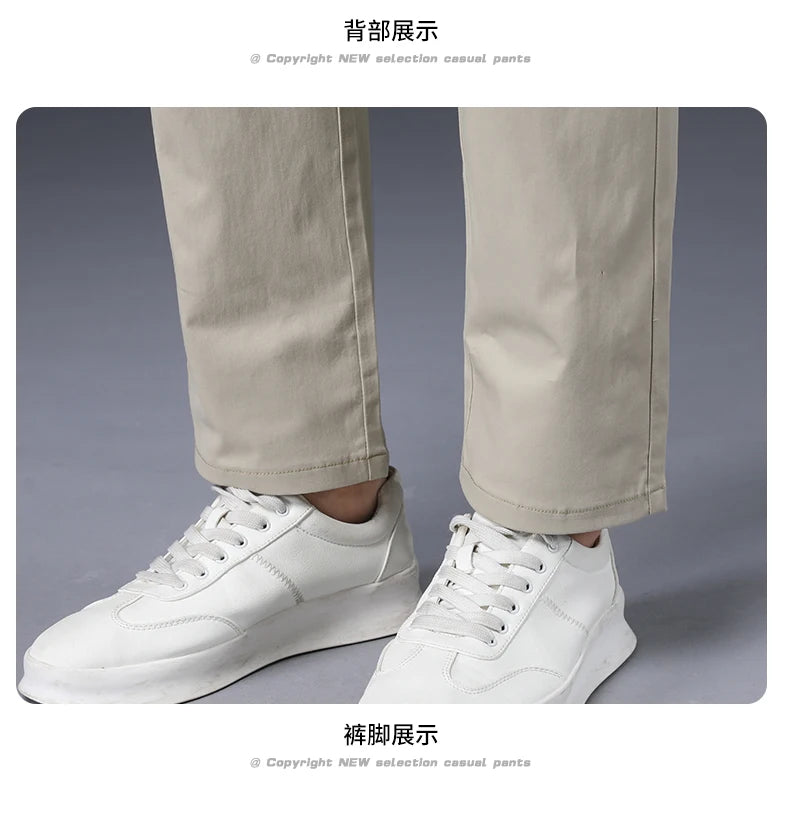 Everyday Stretch Straight Cotton Pants