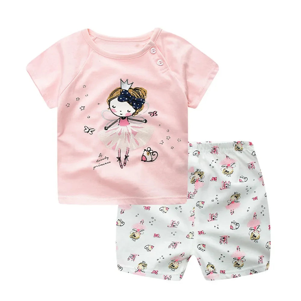 Plaid Summer Baby Outfit Set