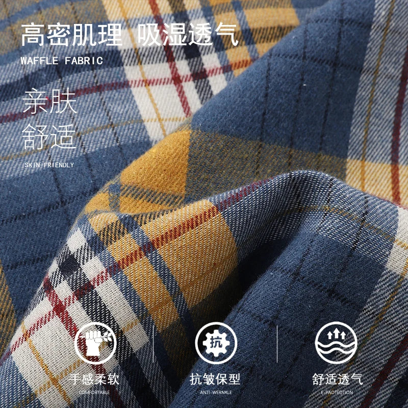 Plaid Casual Autumn Long Shirt