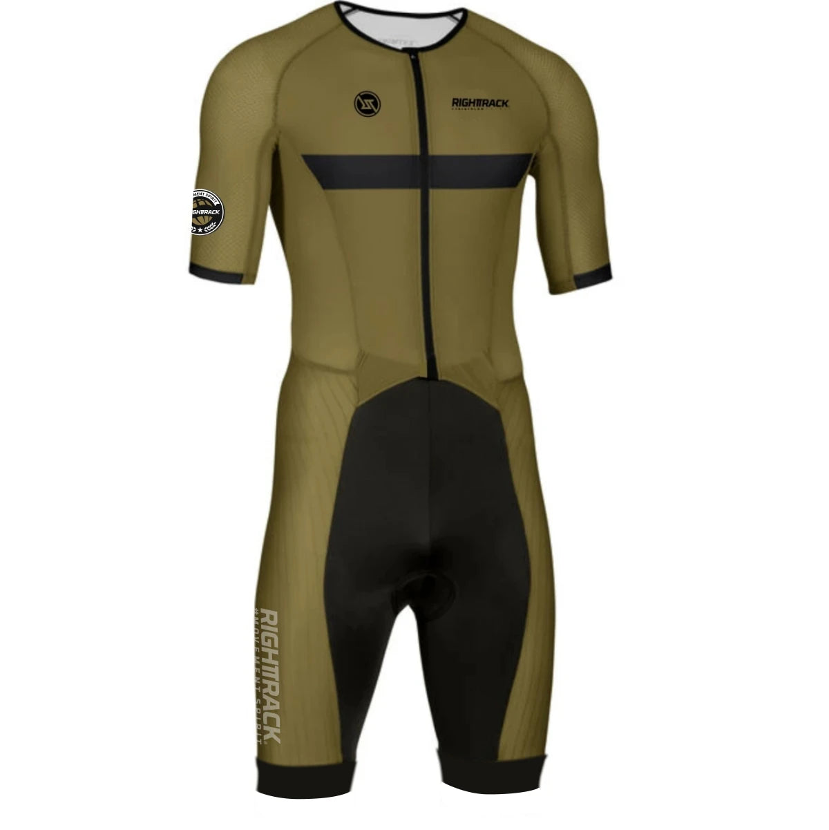 RIGHTTRACK Trisuit MEN'S Triathlon Jumpsuit Summer Skinsuit Swimming Cycling Running Competition Apparel Custom Names Flags