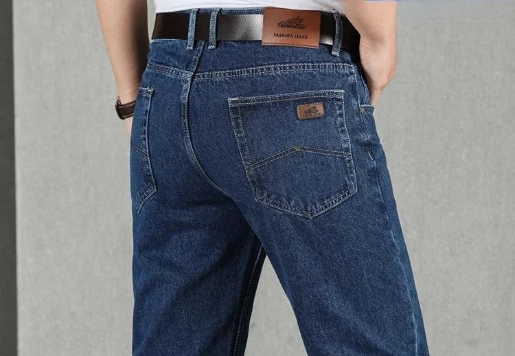 Vintage Loose Straight Work Jeans