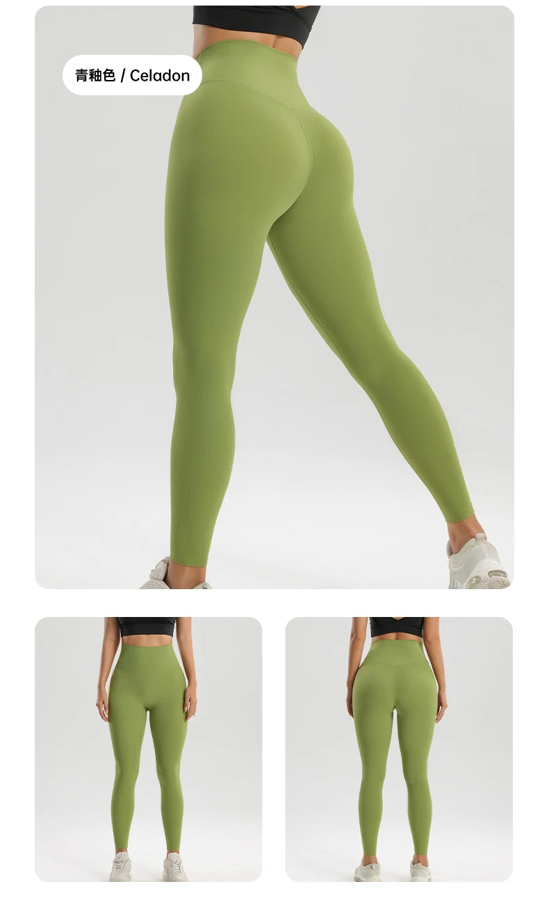 Yoga Leggings for Fitness Legging Sport Femme Slim Fit Pants Female Buttery Soft High Waist Leggins Push Up Gym Tights Women