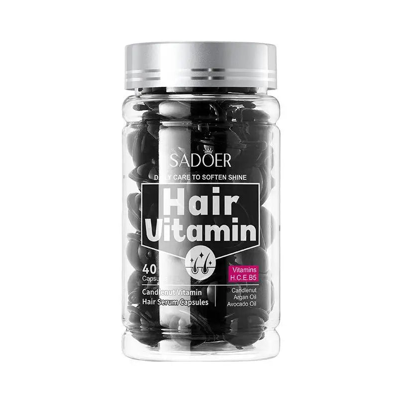 Hair Care Essence Capsules Bee-Infused For Women & Men Hair Care Oil Smooth Repair Damaged Hair Treatment Serum,Vitamin A,E,H,B5