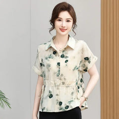 Printed Summer Casual Shirt Women