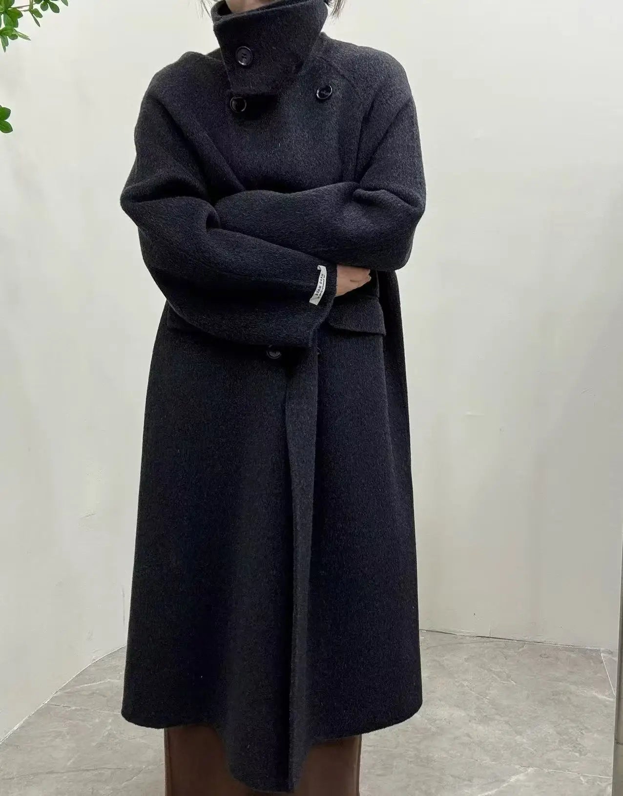Retro Double-Sided Wool Short Coat