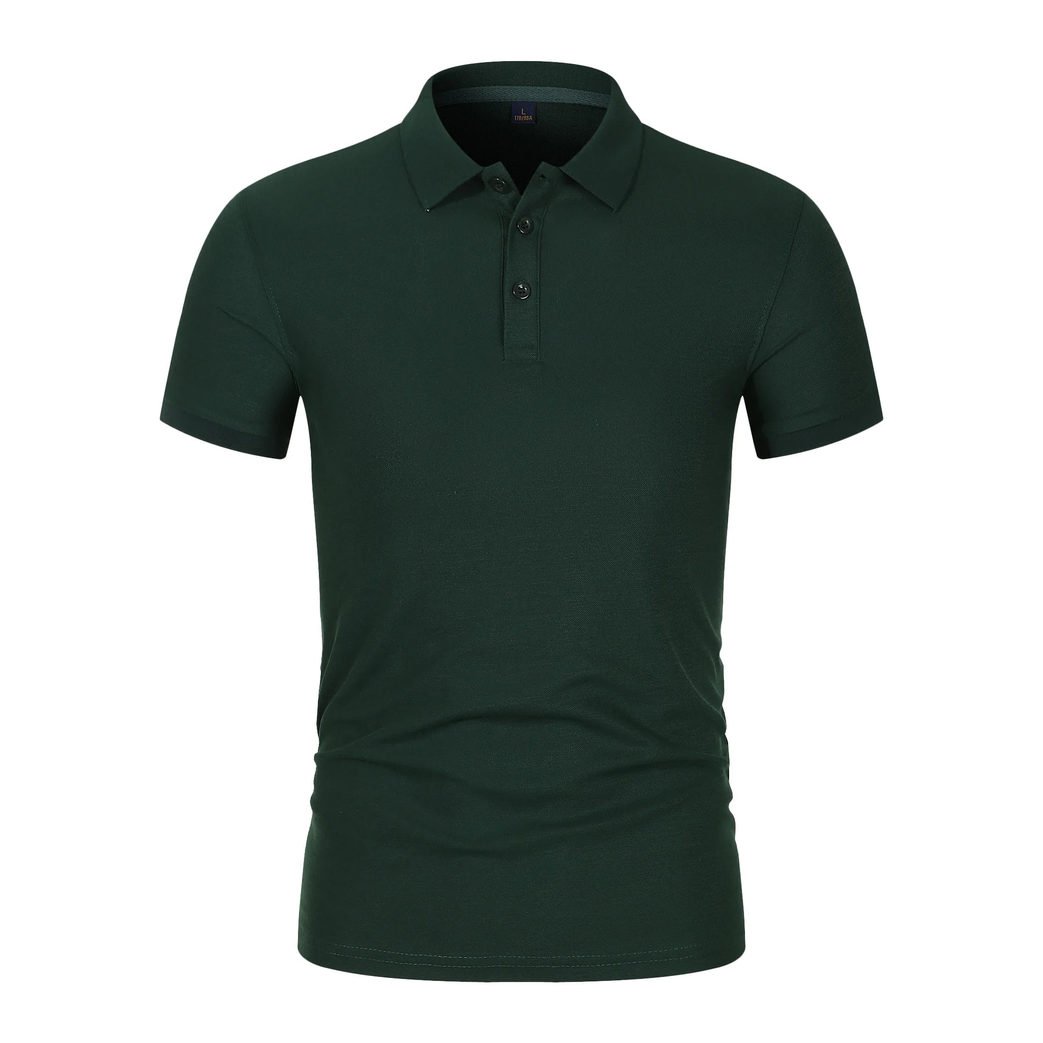 2025 Hot Sale Men's Summer Casual Breathable Comfortable Polo Shirt Men's Solid Color High Quality Short Sleeve T-Shirt ﻿