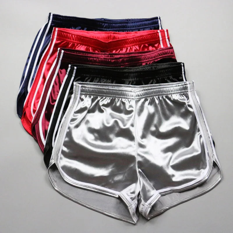 Women Shorts Summer Silk Slim Beach Casual White Shorts Hot