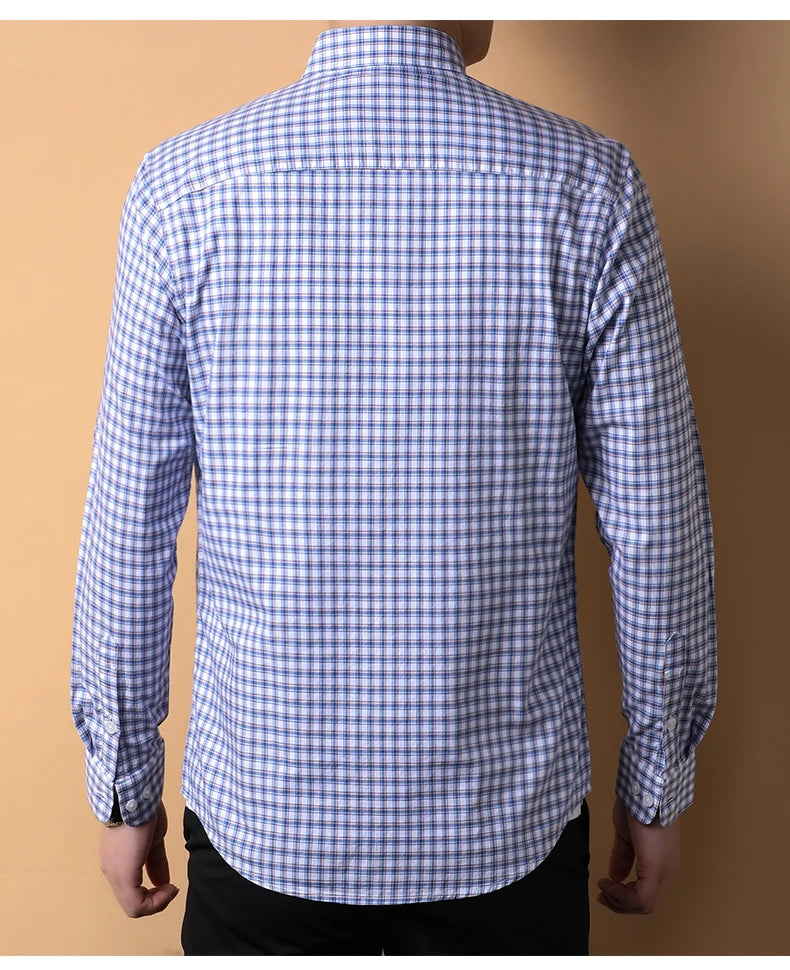 Premium Cotton Checkered Slim Shirt