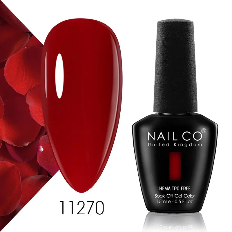 NAILCO 15ml Nail Gel Polish Semi Permanent UV Varnish Nails Art Gel Vernis Manicure TOP BASE Nails Products Supplies Equipment