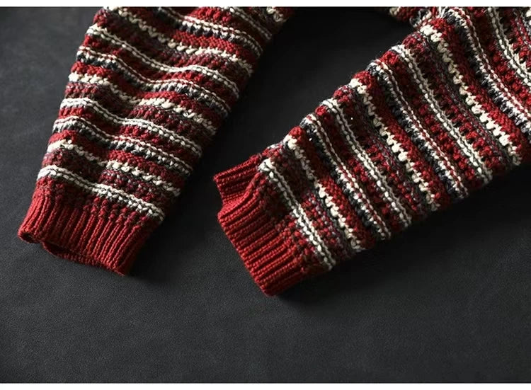 Loose Knit Winter Cardigan Sweater