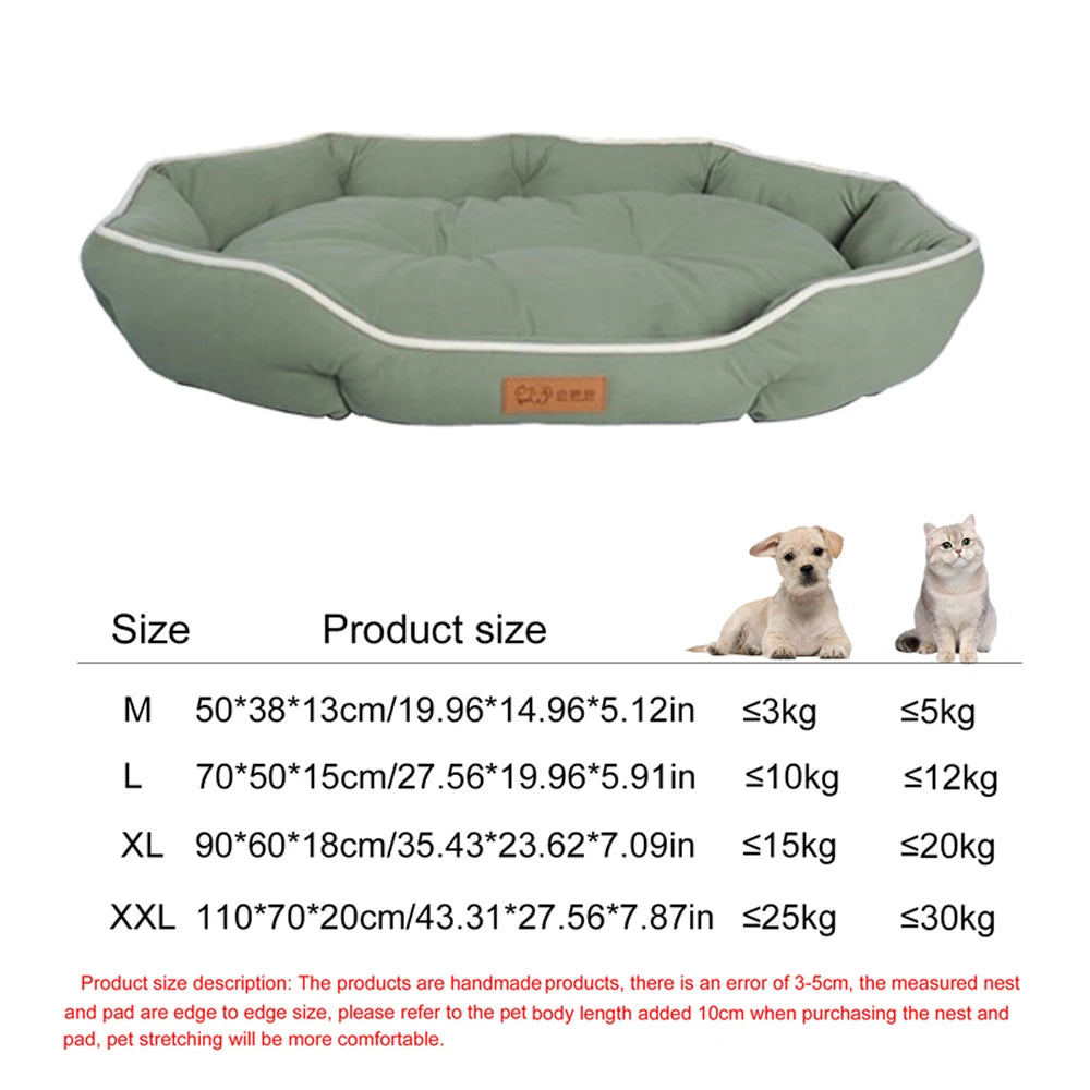 Bite-Resistant Four Season Square Bed