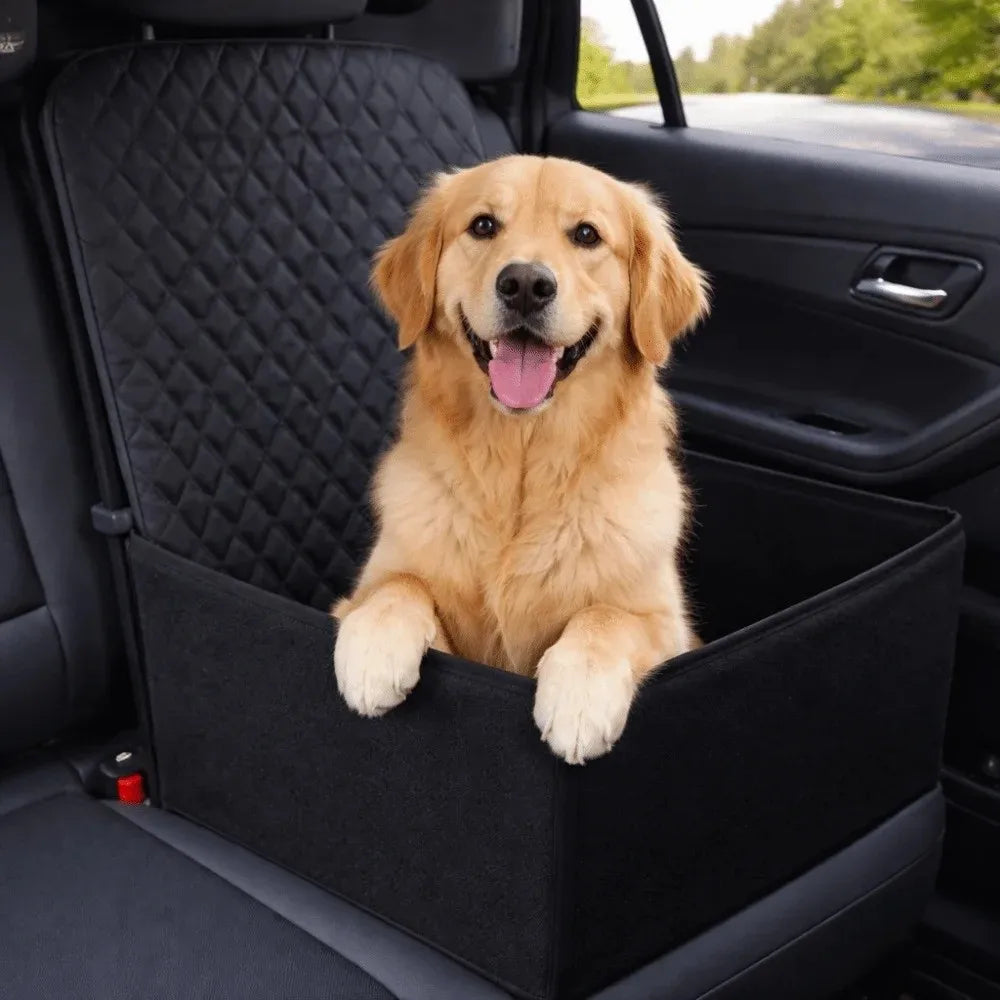 Travel Portable Pet Carrier Basket Non-Slip Scratch Proof Cat Basket Seat Durable Waterproof Dog Auto Seat for Dogs Cats