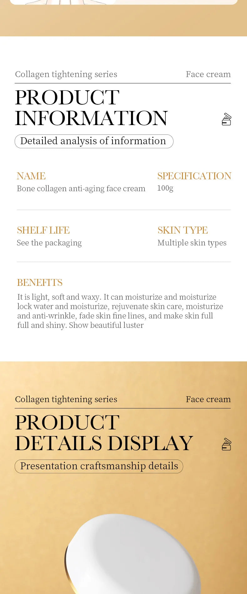 Collagen Firming Moisture Face Cream