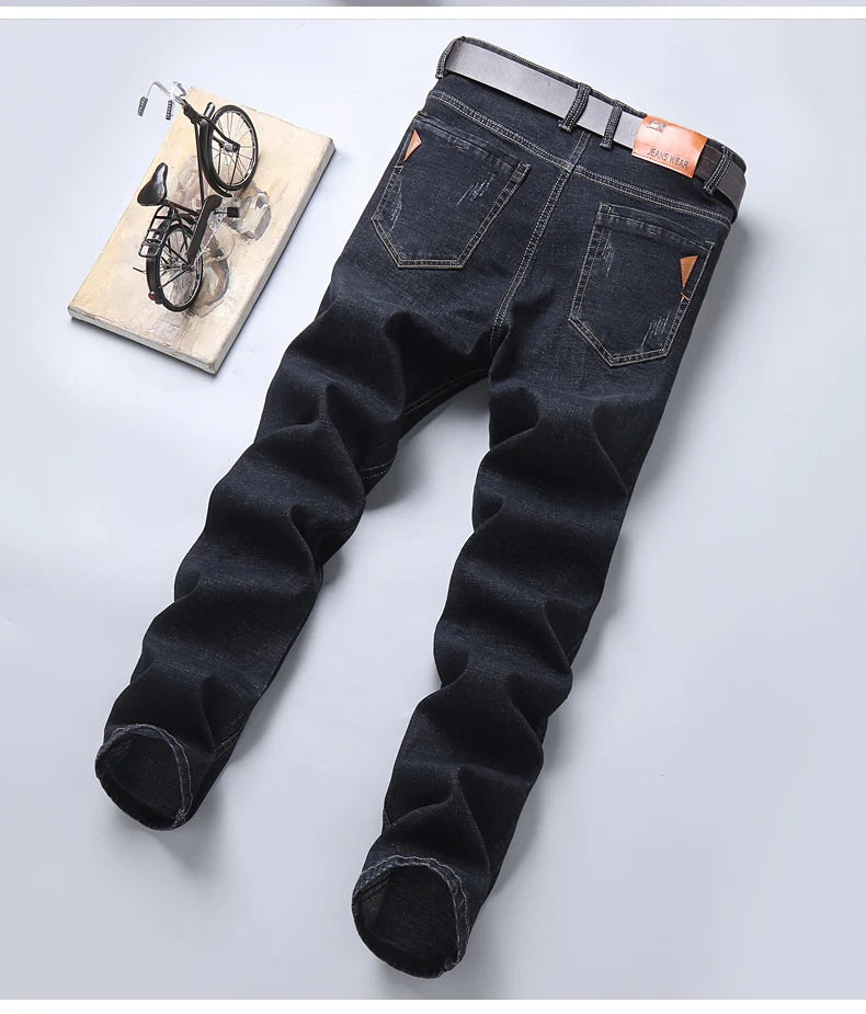 Smart Casual Straight Denim Jeans
