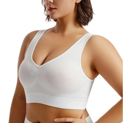 Seamless Sports Bras For Women Push-Up Bra Female Breathable Brassiere No Pads Bralette Solid Color Crop Top Sexy Lingerie S-5XL