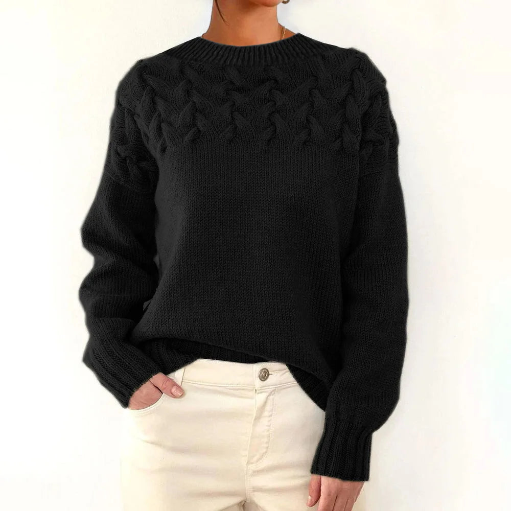 Winter Turtleneck Knit Pullover Sweater
