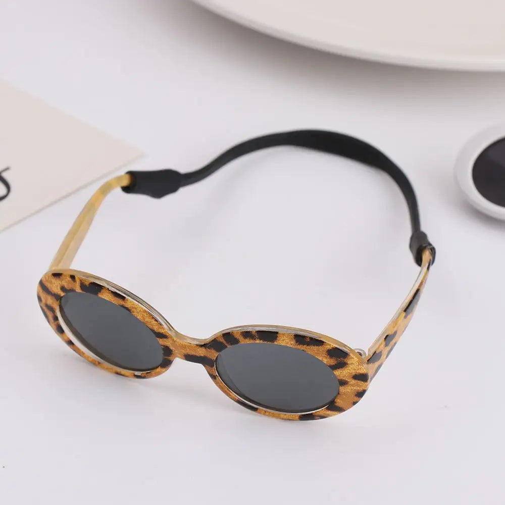 Doll Accessories Cool Photograph Props Pet Accessories Small Dog Cat Glasses Round Frames Glasses Pet Eyeglasses Dog Sunglasses