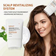 Hair Growth Serum with Built-in Brush Scalp Massager Nourishing Repair Essence for Damaged Hair Roots,Thickening Strengthening