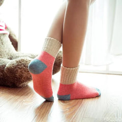 Cozy Patchwork Winter Sock Set